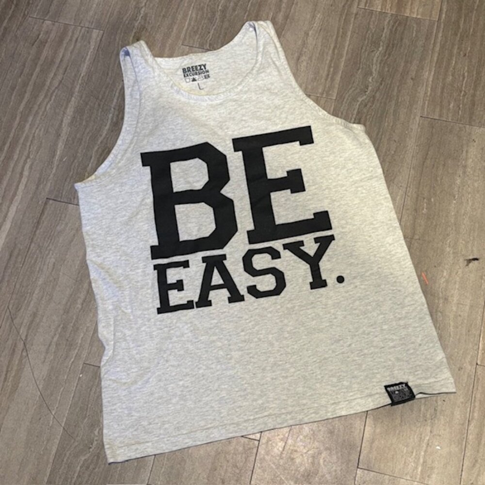 Breezy Excursion Be Easy Tanktop Grey Used Streetwear